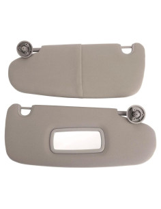 Viseras de Sol ZONFANT para Dodge Ram 2002-2009 Gris