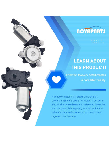 Motor Elevación Ventana Eléctrica NOVAPARTS 742-447 Derecho