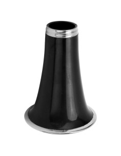 Campana de Clarinete ABS con Anillo Metálico Chapado - CC28 Negro