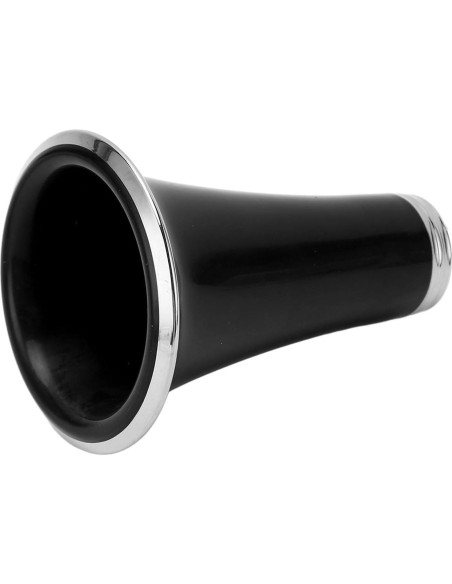 Campana de Clarinete ABS con Anillo Metálico Chapado - CC28 Negro