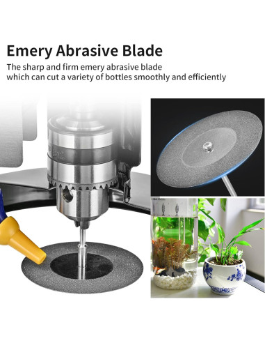 Cortadora de Botellas Eléctrica DIYAREA 150W 6000RPM