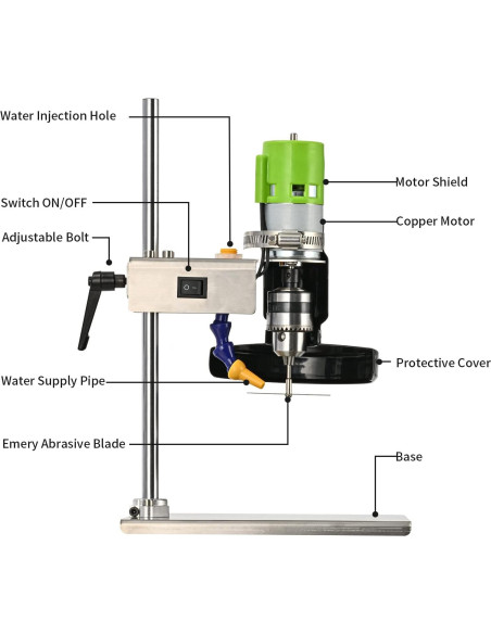 Cortadora de Botellas Eléctrica DIYAREA 150W 6000RPM