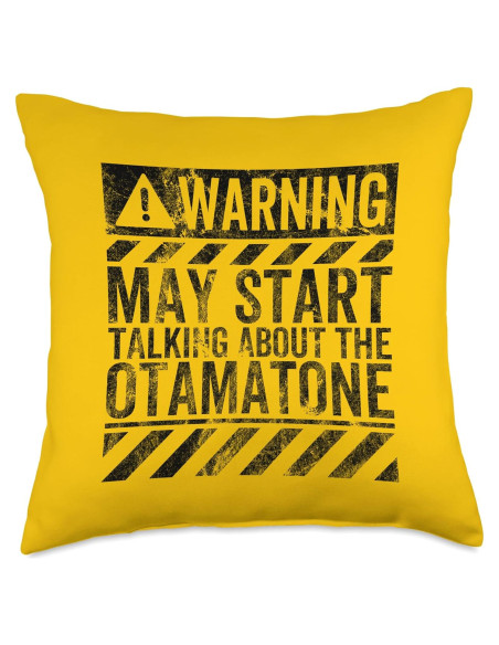 Almohada Cuadrada Divertido Cartel Otamatone 45x45 cm