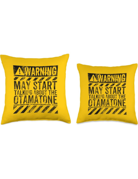 Almohada Cuadrada Divertido Cartel Otamatone 45x45 cm