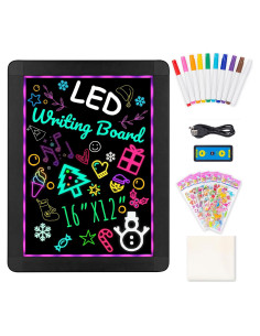 Tablero LED Kookoosmart 40x30 cm Borrable y Colorido