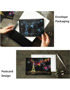 Set de Arte para Rascar Artsper - 12 Hojas y Lápices 2