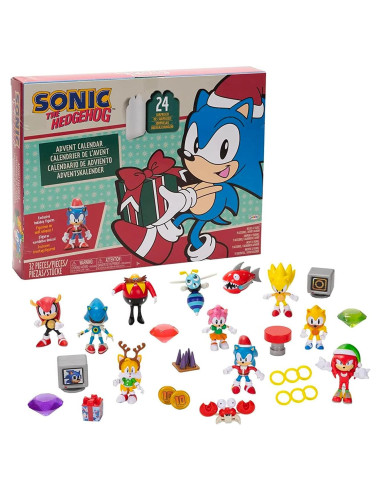 Calendario de Adviento Sonic 2024 - 24 Figuras Coleccionables