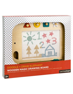 Tablero Mágico Elefante Petit Collage 40x28 cm para Niños