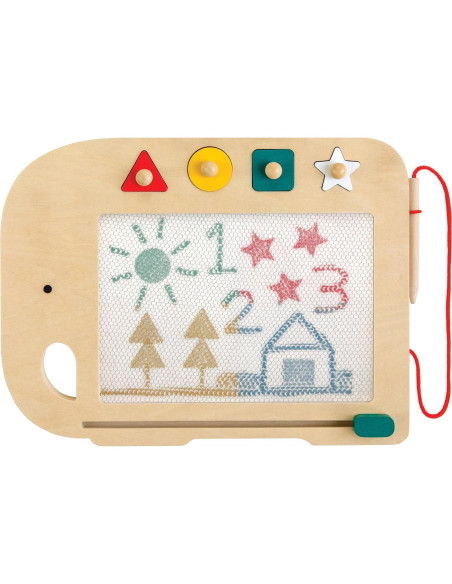 Tablero Mágico Elefante Petit Collage 40x28 cm para Niños