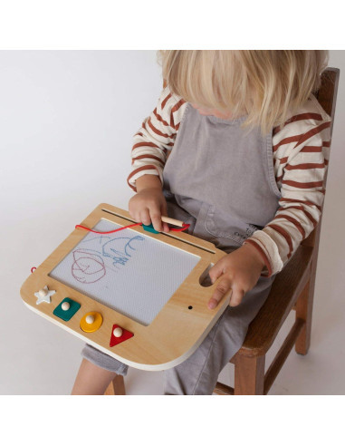 Tablero Mágico Elefante Petit Collage 40x28 cm para Niños