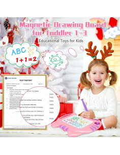 Pizarra Magnética de Dibujo MERGUEZ Rosa 10x12.7 cm 2