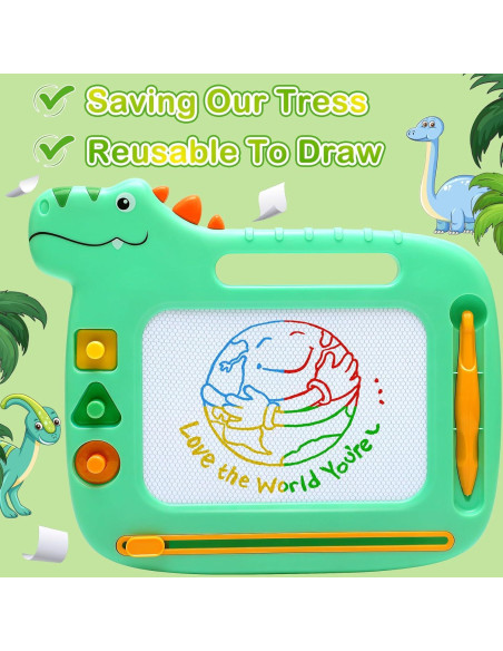 Tablero de Dibujo Magnético Dinosaurio MEJCFARI 20 cm