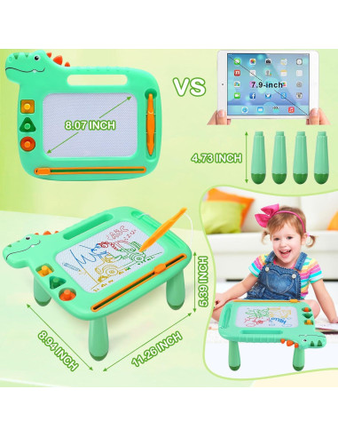 Tablero de Dibujo Magnético Dinosaurio MEJCFARI 20 cm