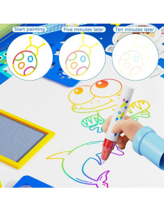 Alfombrilla Mágica de Dibujo de Agua Genérica 101,6 x 81,3 cm 2