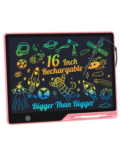 Tableta de Escritura LCD Kinayue 40 cm Rosa para Niños