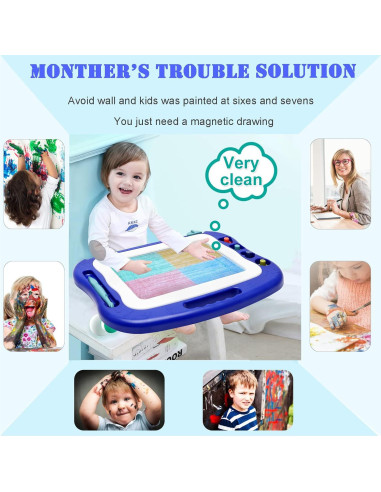 Tablero de Dibujo Magnético Vusum 38.6x30 cm para Niños