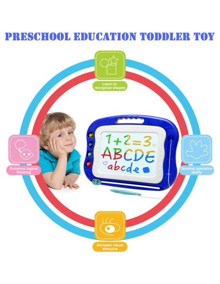 Tablero de Dibujo Magnético Vusum 38.6x30 cm para Niños