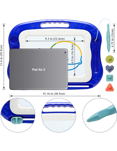 Tablero de Dibujo Magnético Vusum 38.6x30 cm para Niños