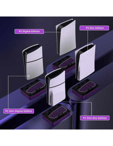 Soporte Enfriamiento PS5 JYS con Carga Doble y RGB