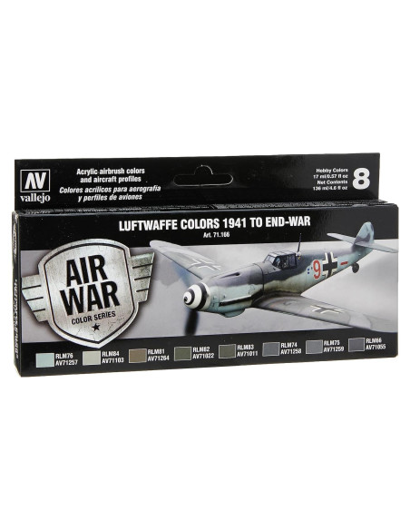 Set de Pintura Acuarela Model Air Vallejo 17ml - Aerografía