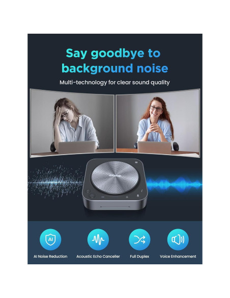 Altavoz de Conferencia Enther&MAXHUB BM35 8 Micrófonos 360