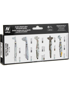 Set de Pintura Acuarela Model Air Vallejo 17ml - Aerografía 2