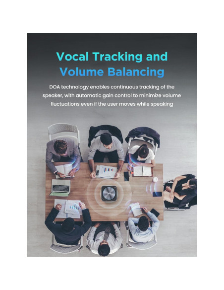 Altavoz de Conferencia Enther&MAXHUB BM35 8 Micrófonos 360