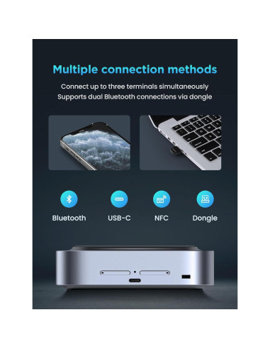 Altavoz de Conferencia Enther&MAXHUB BM35 8 Micrófonos 360