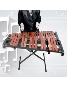 Xilófono Profesional Voodans 32 Notas Madera con Soporte 2
