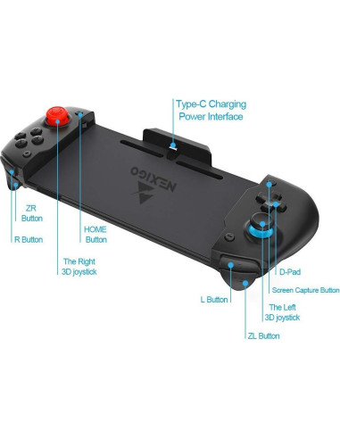 Controlador NexiGo Gripcon para Nintendo Switch - Ergonomía y Giroscopio