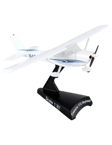 Daron Sello Cessna 172 SkyHawk 1:87 Metal Blanco