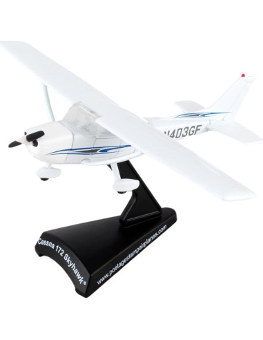Daron Sello Cessna 172 SkyHawk 1:87 Metal Blanco