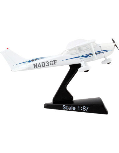Daron Sello Cessna 172 SkyHawk 1:87 Metal Blanco