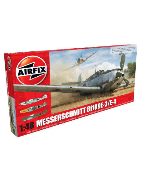 Kit de Modelo Airfix Messerschmitt Bf109E-4 1:48 Multicolor