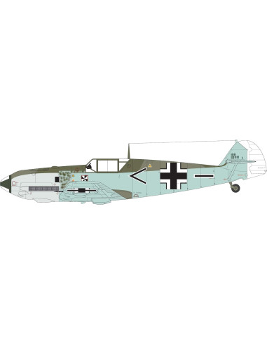 Kit de Modelo Airfix Messerschmitt Bf109E-4 1:48 Multicolor