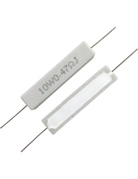 Kit de Resistores de Cemento MOKMMKIT 10W 50 Piezas 0.05-100 Ohm