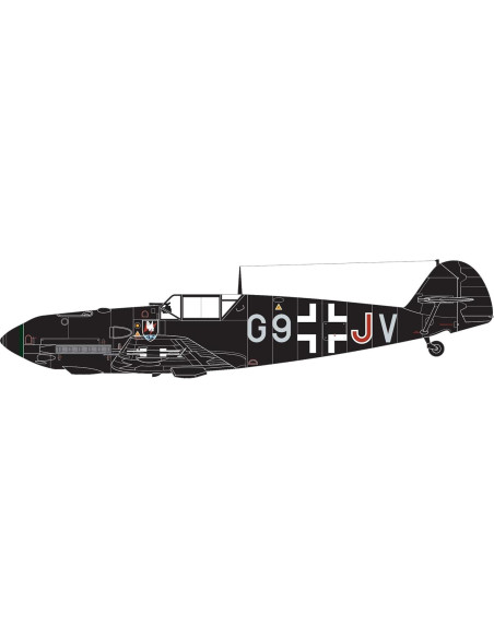 Kit de Modelo Airfix Messerschmitt Bf109E-4 1:48 Multicolor