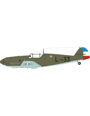 Kit de Modelo Airfix Messerschmitt Bf109E-4 1:48 Multicolor