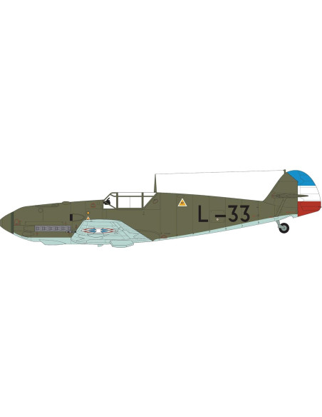 Kit de Modelo Airfix Messerschmitt Bf109E-4 1:48 Multicolor