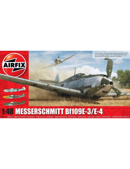 Kit de Modelo Airfix Messerschmitt Bf109E-4 1:48 Multicolor
