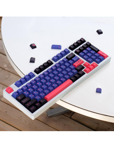 Juego de Teclas PBT Mintcaps 138 Teclas Cherry MX Personalizadas