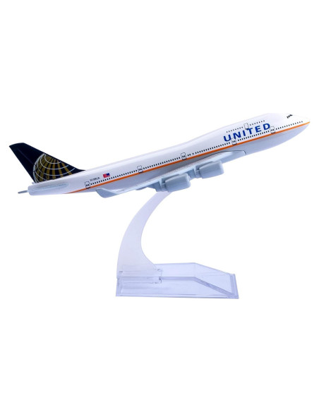 Modelo de avión Bswath B747 escala 1:400 16 cm metal