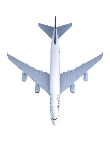 Modelo de avión Bswath B747 escala 1:400 16 cm metal