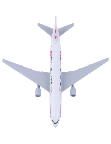 Modelo de avión Bswath B777 de metal 16 cm para colección