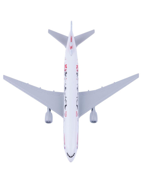 Modelo de avión Bswath B777 de metal 16 cm para colección