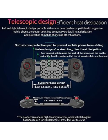 Controlador de Juegos Megadream Inalámbrico para iPhone y Android