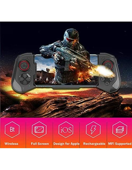 Controlador de Juegos Megadream Inalámbrico para iPhone y Android