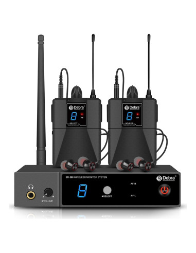 Sistema de Monitoreo Inalámbrico D Debra ER-280 con 2 Receptores