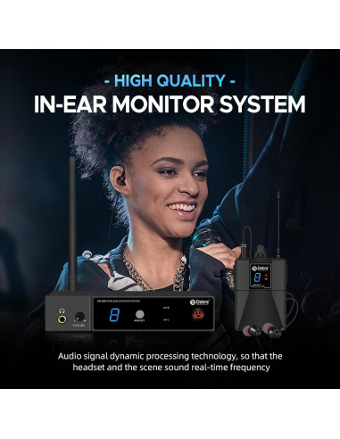 Sistema de Monitoreo Inalámbrico D Debra ER-280 con 2 Receptores