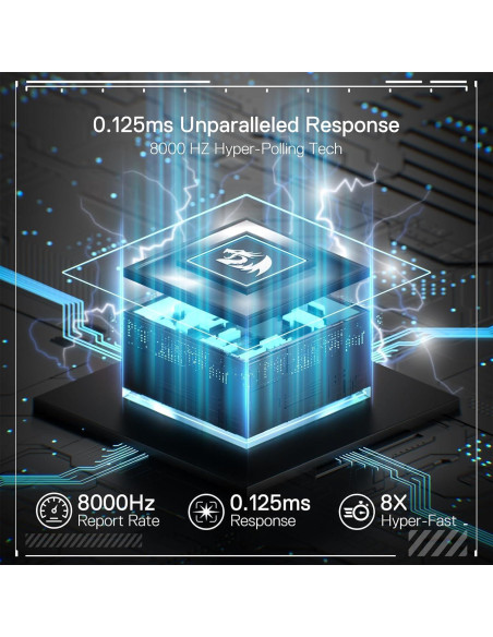 Teclado Gaming Redragon K617M 60% Mecánico 61 Teclas Gris